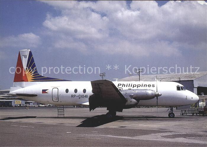 Flugzeuge zivil Philippines HS 748-222-2A RP-C1041 c/n 1588 Manila