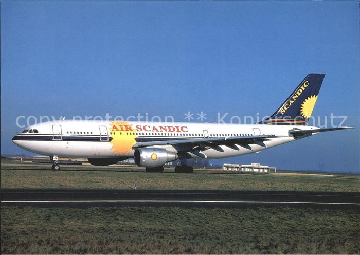 Flugzeuge zivil Air Scandic A300 B4-203FF G.SWJW c/n 302 Paris Charles de Gaulle