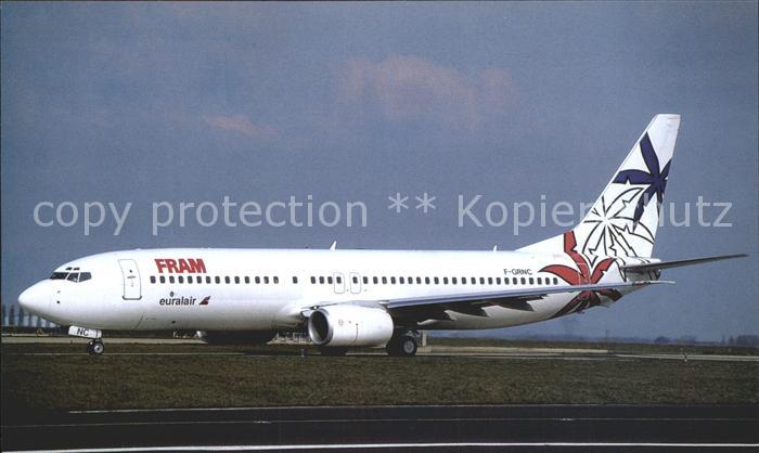 Flugzeuge zivil FRAM Euralair B737-85F F-GRNC c/n 28821