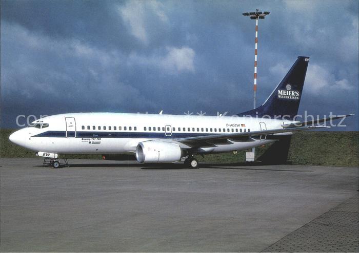 Flugzeuge zivil Meiers Weltreisen Boeing B-737-700 D-AGEW