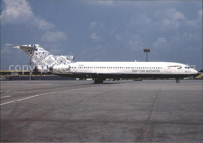 Flugzeuge zivil British Airways Boeing B-727-200 ZS-NOV