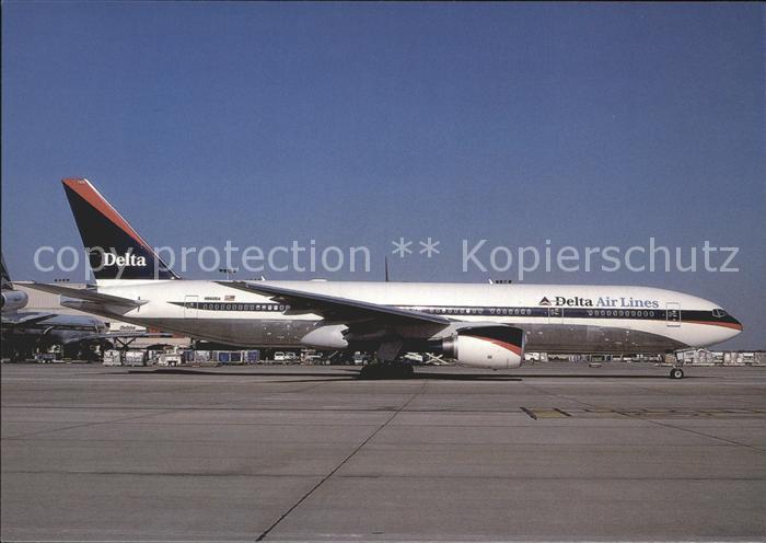 Flugzeuge zivil Delta Airlines Boeing B-777 N860DA Atlanta