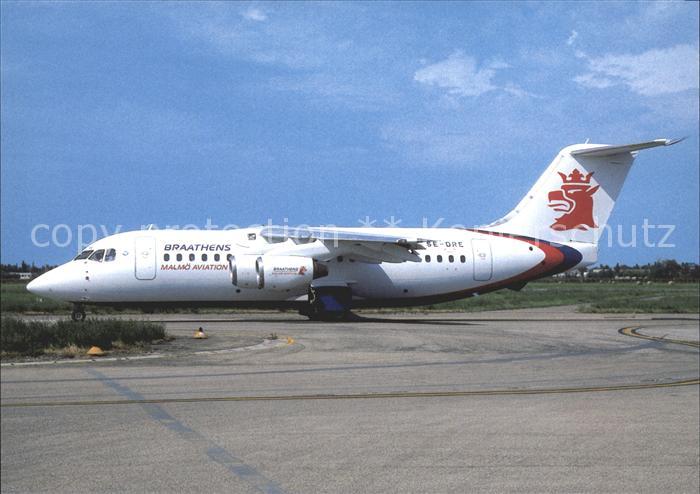 Flugzeuge zivil Braathens BAE 146-200 SE-DRE (cn E2051) Bologna