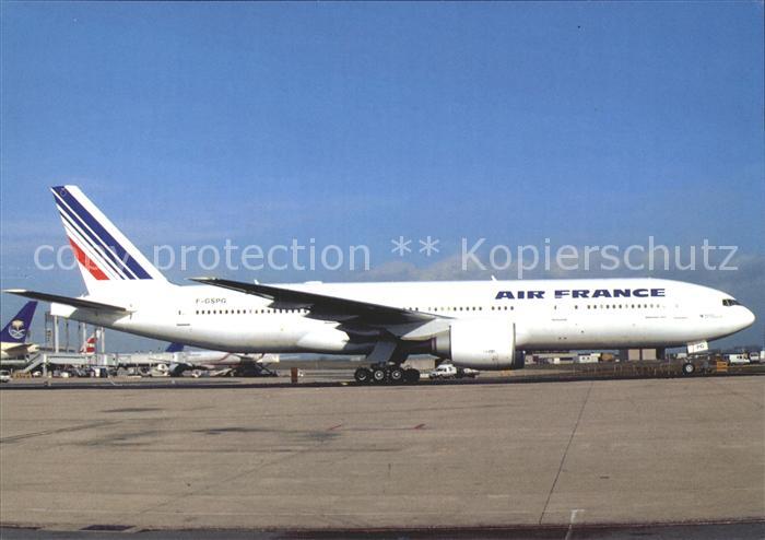Flugzeuge zivil Air France B 777-228 IGW F.GSPG c/n 27609/201 CDG