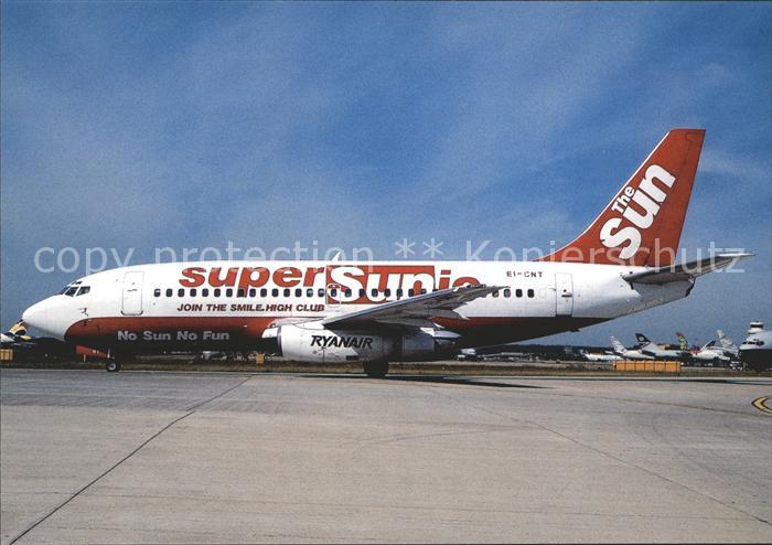 Flugzeuge zivil Super Sunic Ryanair Boeing B-737-200 EI-CNt LGW