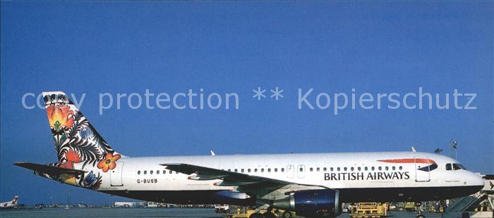 Flugzeuge zivil British Airways Airbus A-320 G-BUSB Stu