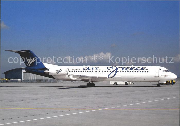 Flugzeuge zivil Air Greece Fokker 100 SX-BGM c/n 11476