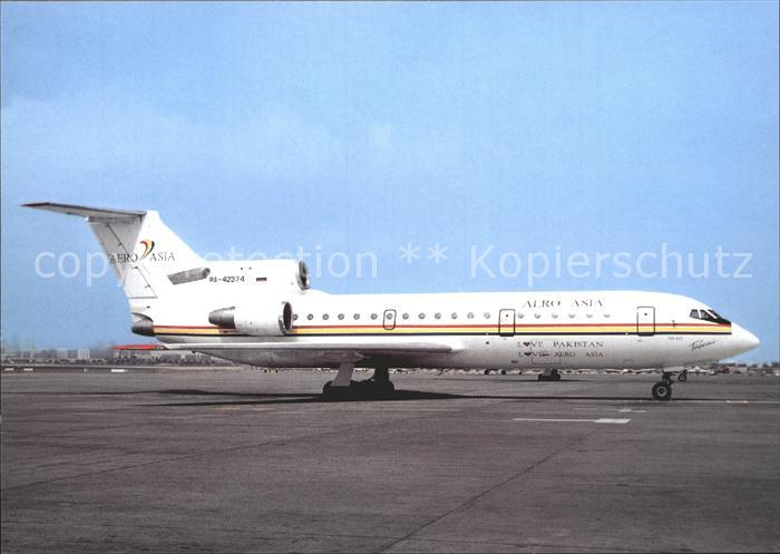 Flugzeuge zivil Aero Asia YAK-42D RA-42374 c/n 45204239