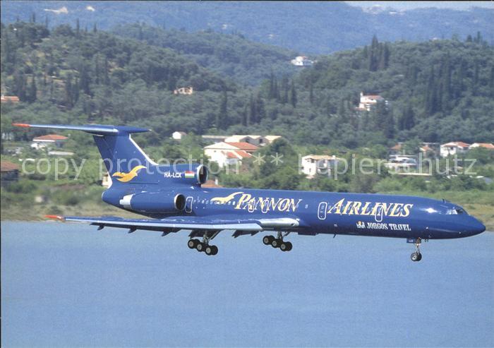 Flugzeuge zivil Pannon Airlines TU154M HA-LCX c/n 788 Corfu