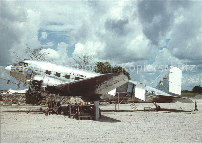 Flugzeuge zivil Aliansa Colombia McDDouglas DC-3C HK-337 c/n 11831 Vanguardia Vi