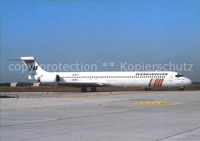 Flugzeuge zivil Scandinavian MCD Douglas MD-90-30 LN-ROA (cn 53459) Frankfurt