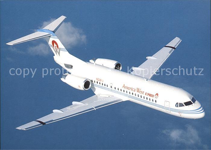 Flugzeuge Zivil America West Airlines Fokker 70 N528YV c/n 11528