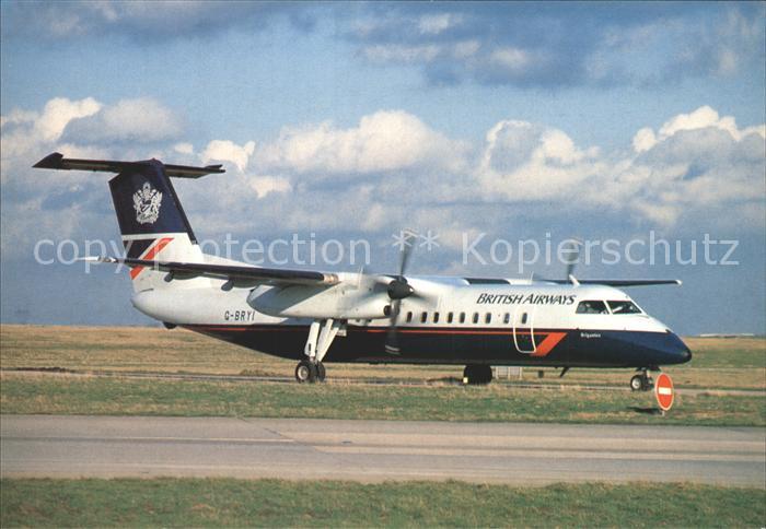 Flugzeuge Zivil British Airways Dash 8-300 G-BRYI