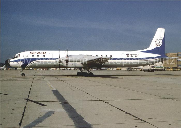 Flugzeuge Zivil SP Air IL-18D RA-75497 c/n 187010204