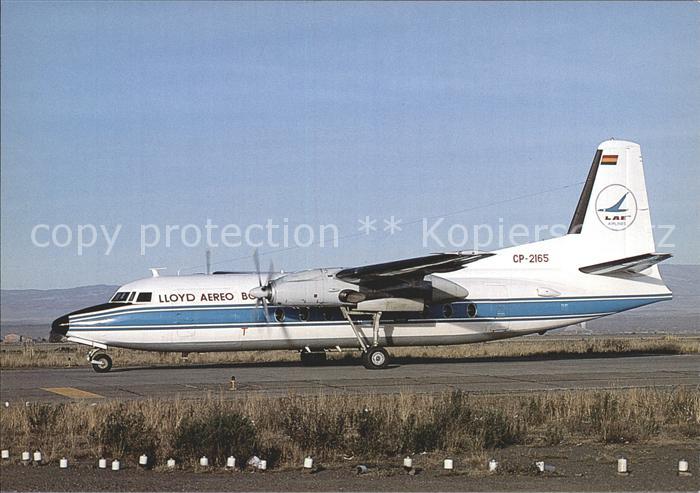 Flugzeuge Zivil LAB Fokker F27 Mk.600 CP-2165 c/n 10592