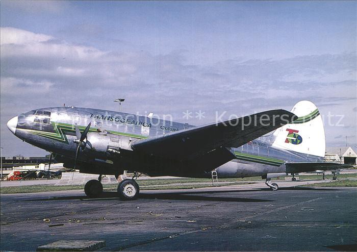 Flugzeuge Zivil Transoceanica Colombia Curtiss C-46 HK-3205 c/n 22275
