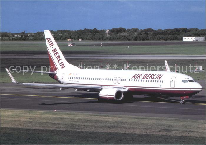 Flugzeuge Zivil Air Berlin B737-86J D-ABAC c/n 30501