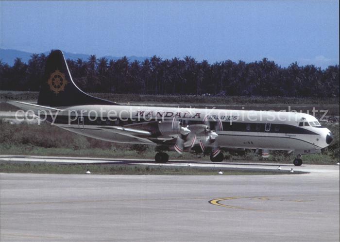 Flugzeuge Zivil Mandala Airlines Lockheed L188 Electra PK-RLE c/n 1114
