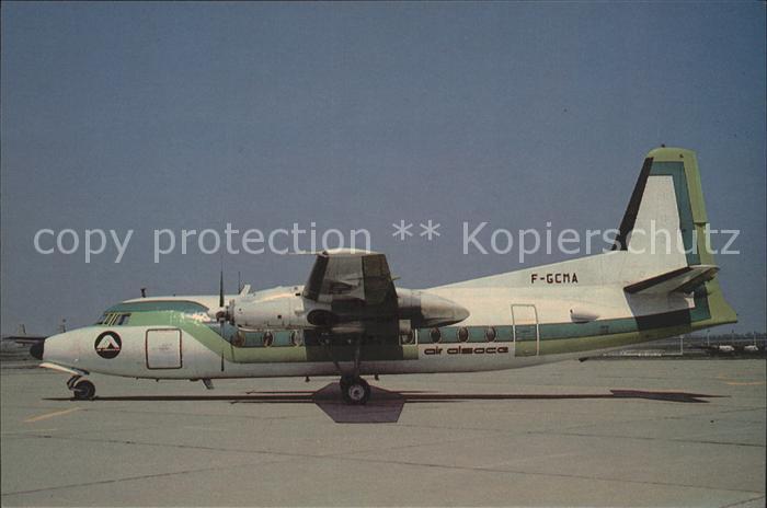 Flugzeuge Zivil Air Alsace Fokker F27 Friendship 200 C/N 10228 F-GCMA