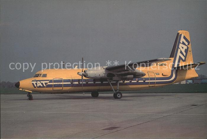 Flugzeuge Zivil TAT Fokker F27 F-GBRU
