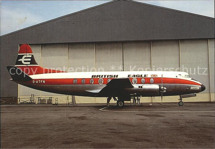Flugzeuge Zivil British Eagle V739 Viscount G-ATFN