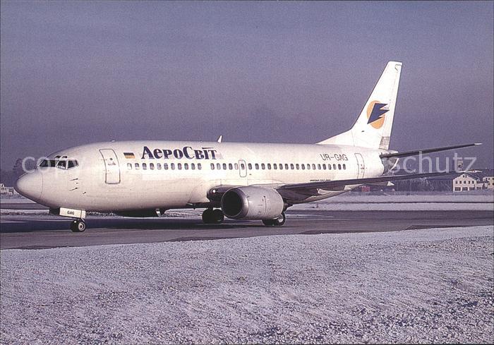 Flugzeuge Zivil Aerosvit Airlines Boeing 737-35B UR-GAG