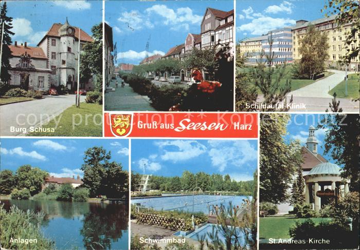 Seesen Harz Burg Schusa Anlagen Schwimmbad Sankt Andreas- Kirche