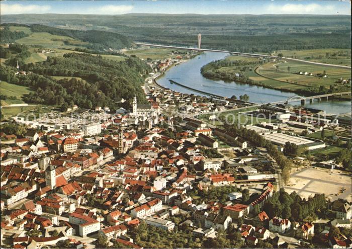 Deggendorf Donau Fliegeraufnahme