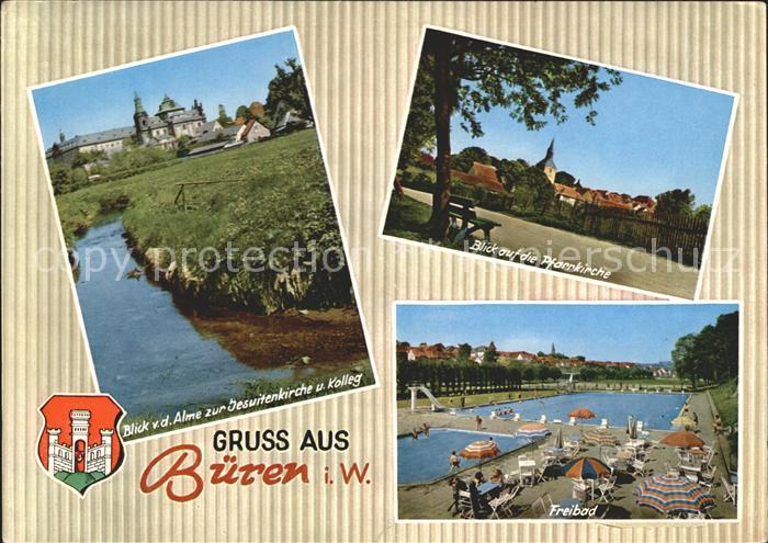 Bueren Westfalen Pfarrkirche Freibad Jesuitenkirche