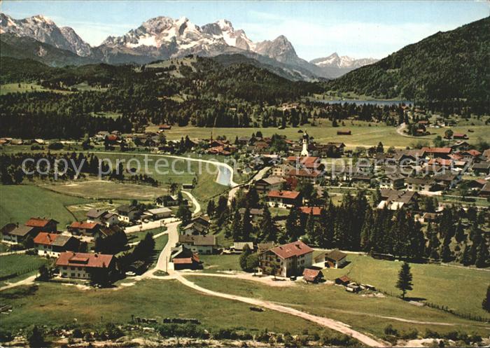 Kruen Alpen Barmsee Zugspitze