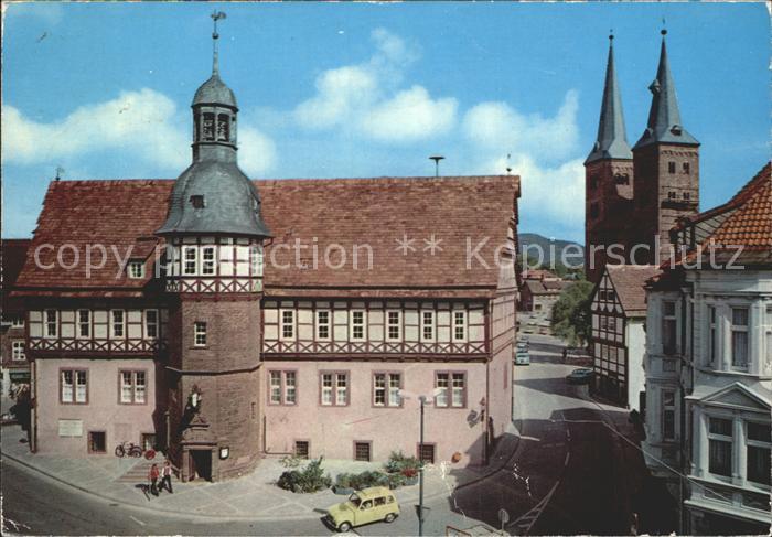 Hoexter Weser Rathaus Kilianikirche