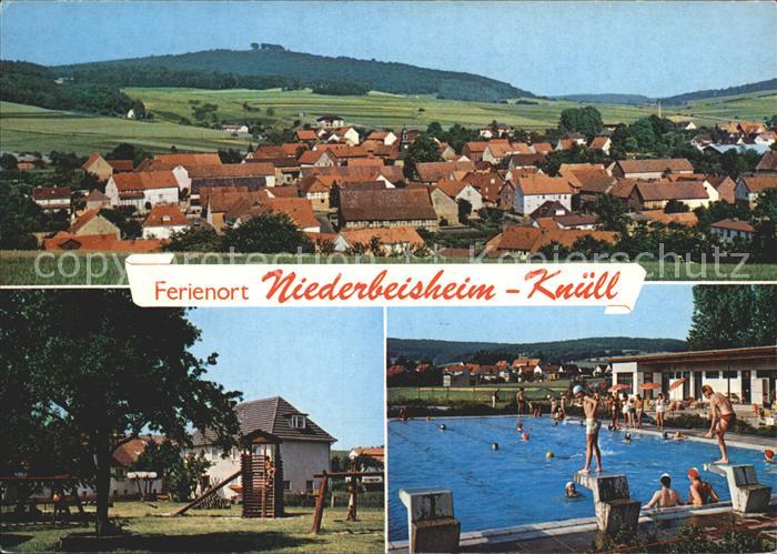 Niederbeisheim Schwimmbad Stadtansicht