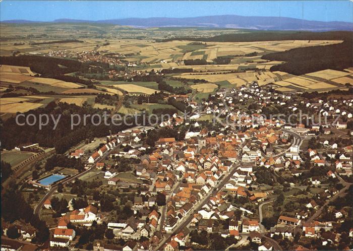 Neukirchen Knuellgebirge Fliegeraufnahme