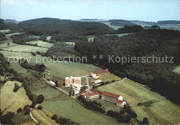 Neukirchen Knuellgebirge Waldsanatorium Urbachtal Fliegeraufnahme