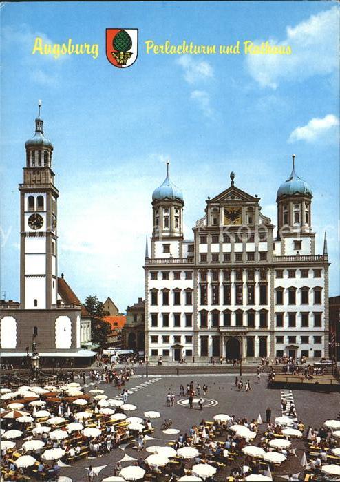Augsburg Perlachturm Rathaus