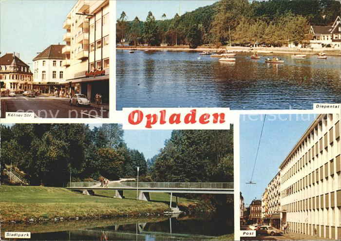 Opladen Diepental Post Stadtpark Koelner Strasse