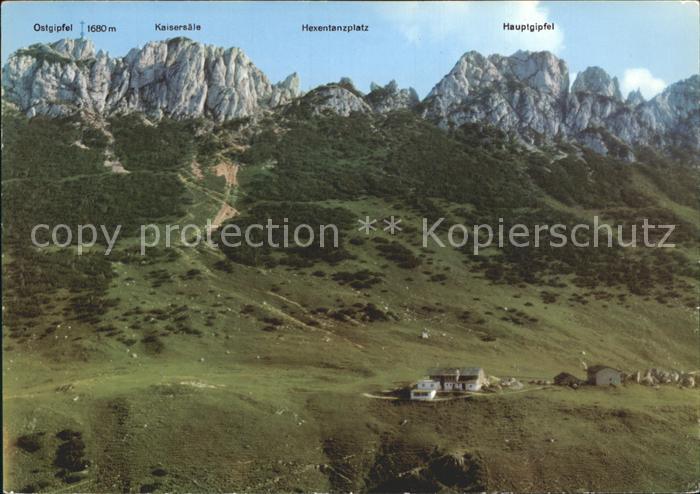 Aschau Chiemgau Kampenwand mit Steinlingalm