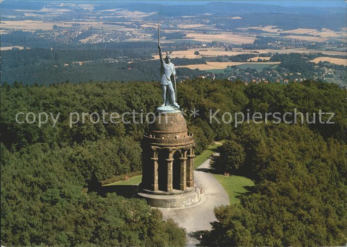 Hermannsdenkmal Fliegeraufnahme