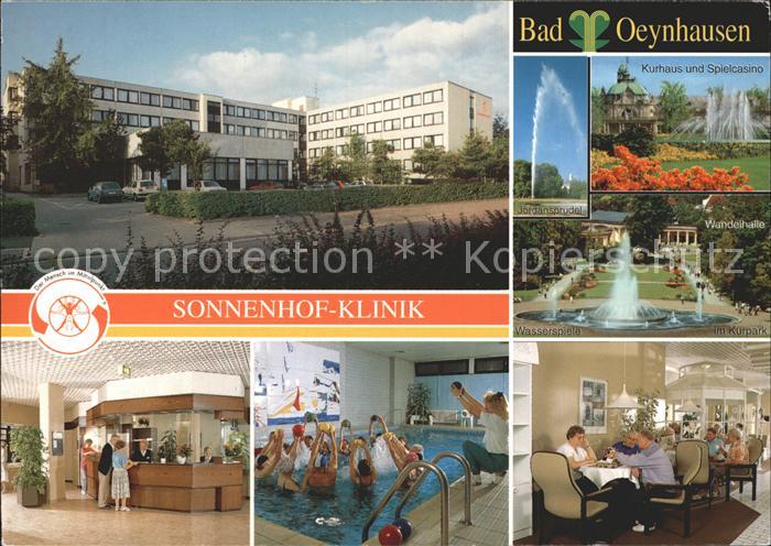 Bad Oeynhausen Sonnenhof Klinik Hallenbad Empfang
