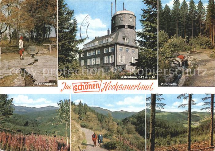 Winterberg Hochsauerland Astenturm Ruhrquelle Lennequelle