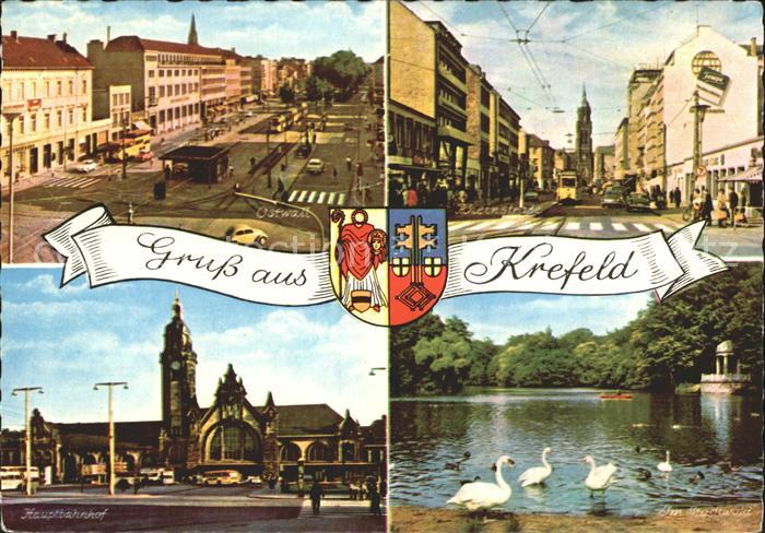 Krefeld Ostwall Hauptbahnhof Stadtpark