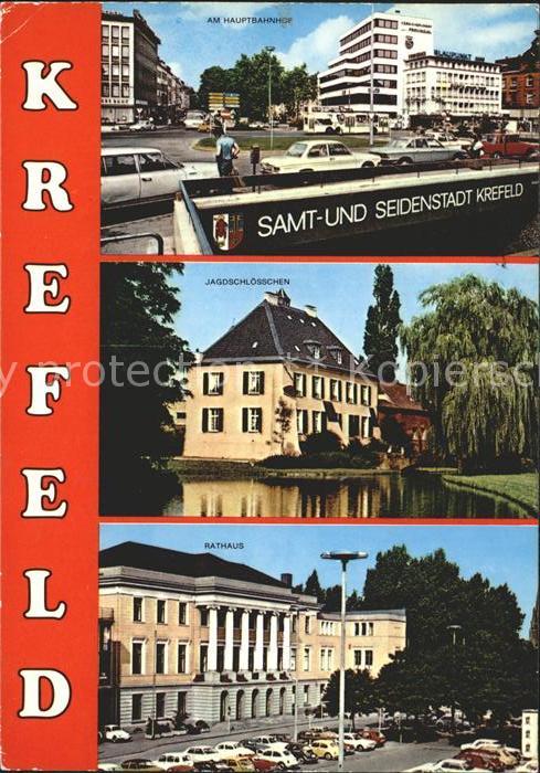 Krefeld Am Hauptbahnhof Jagdschloesschen Rathaus