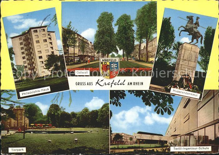 Krefeld Husarendenkmal Philadelphia Haus Tierpark
