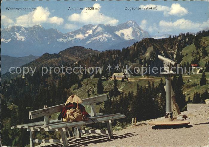 Brauneck-Gipfelhaus Zugspitzgruppe