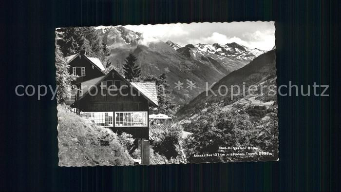 Bad Hofgastein Annenkaffee Hofgastein mit Hohen Tauern