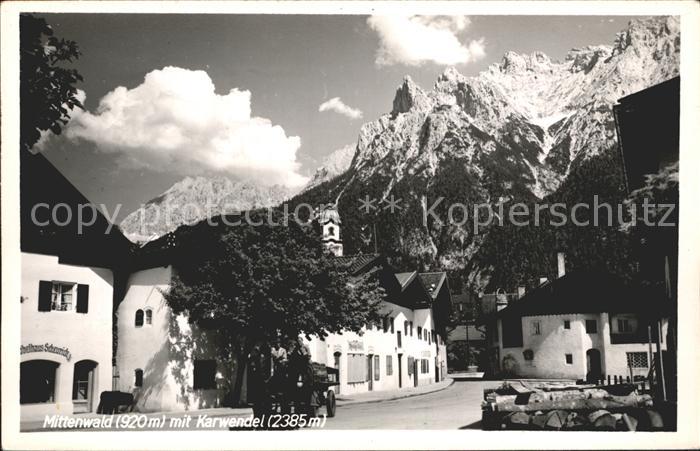 Mittenwald Karwendel Tirol Ortspartie