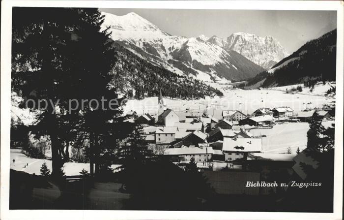 Bichlbach mit Zugspitze