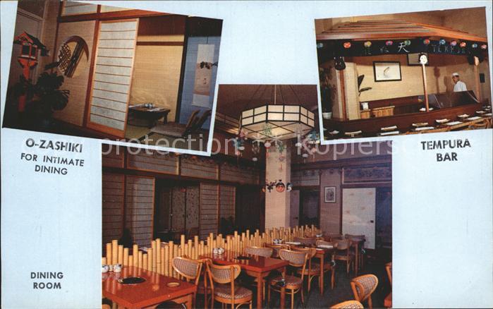 New York N.Y. Saito Japanese Restaurant O-Zashiki Dining Tempura Bar Dining Room