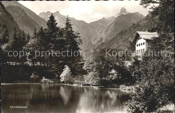 Christlessee mit Kratzer und Trettachspitze