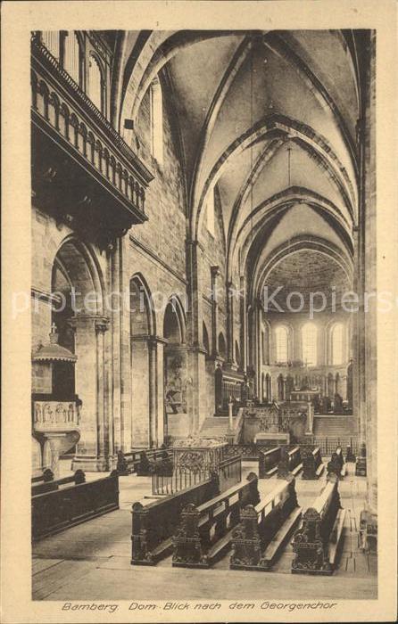 Bamberg Dom mit Blick zum Georgenchor